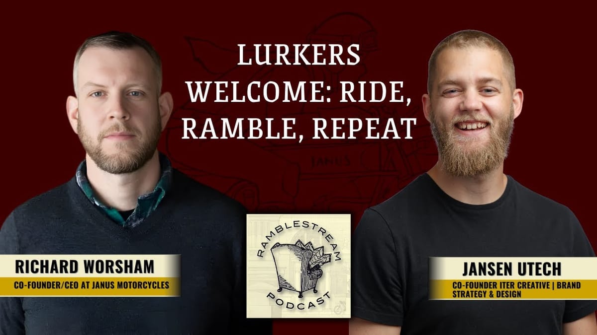 Rambling vs. Lurking: Join the Ride